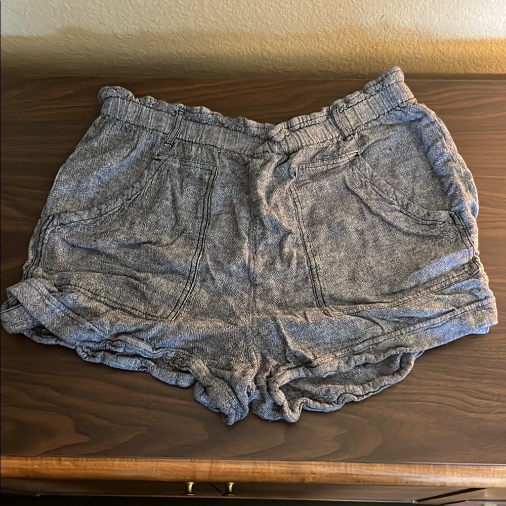 Women's Gray Casual Shorts